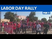 Labor Day rallies held throughout SoCal