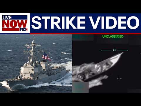 Watch: Video of U.S. strike on alleged drug boat from Venezuela