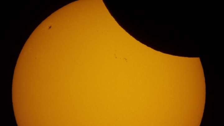 Partial solar eclipse at the bottom of the world closes out the year's sun and moon spectacles