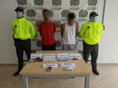 Los capturaron en Villanueva con estupefacientes y un arma traumática