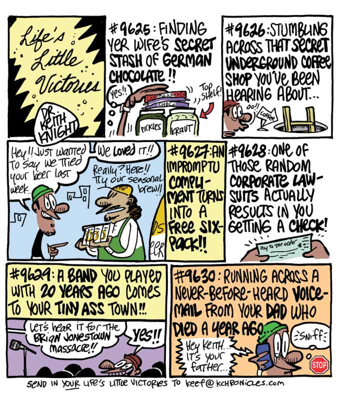 Cartoon: Life's Little Victories