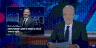 Jon Stewart Addresses Jimmy Kimmel Return, Trump's 'Power Grabs'