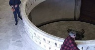 Pair admit damaging memorial in olive oil 'blessing'