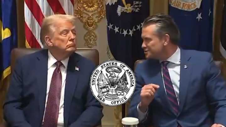 Trump modifica el ‘Departamento de Defensa’ a ‘Departamento de Guerra’