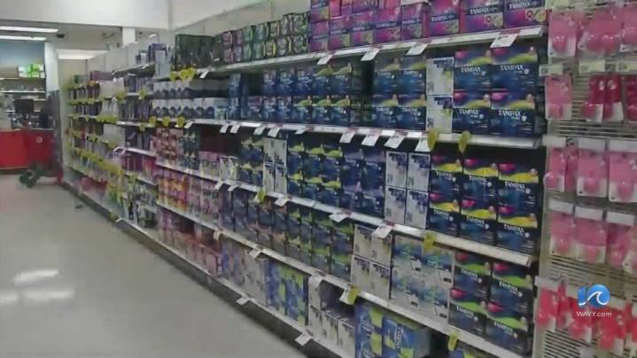 'Period poverty' being addressed in Hampton Roads
