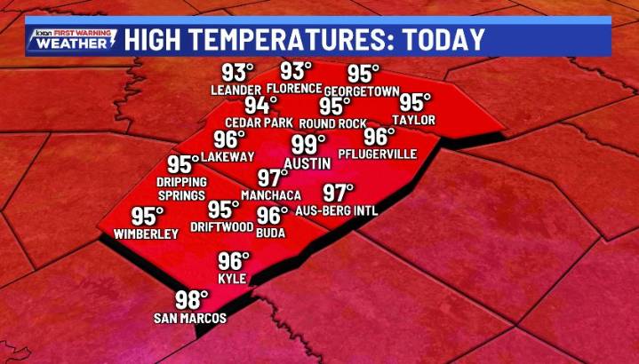 Hot and dry for now, stormy trend this weekend