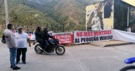 Mineros de California, Santander, bloquean vías en protesta contra estudio del Servicio Geológico