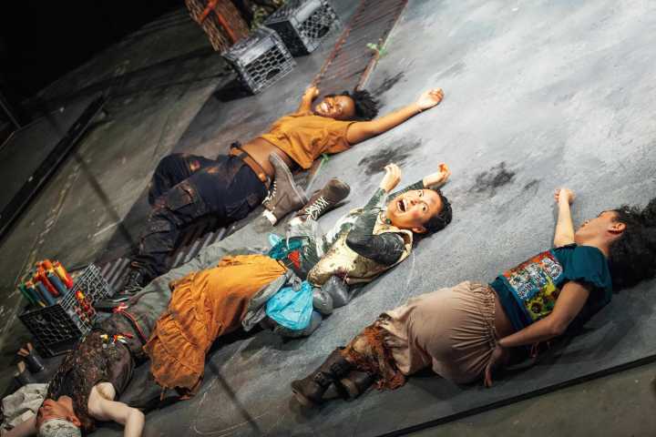 Theater Alliance’s fire work Laughs and Cries at Capitalism
