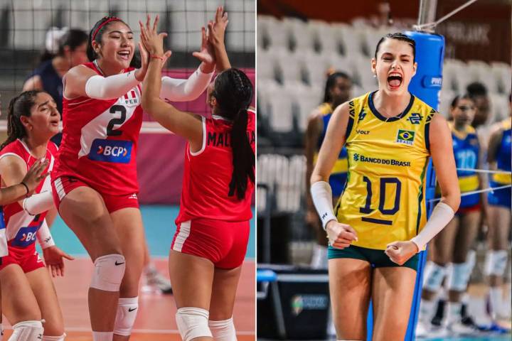 Perú vs. Brasil: día y canal que transmitirá el partido del Sudamericano de Vóley Sub