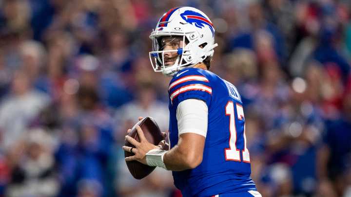Josh Allen breaks Patrick Mahomes record in latest Buffalo Bills win with three