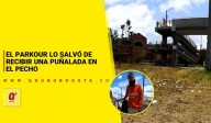 Joven se escapó de un intento de robo haciendo parkour