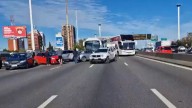 Impresionante choque múltiple en General Paz: mirá el video