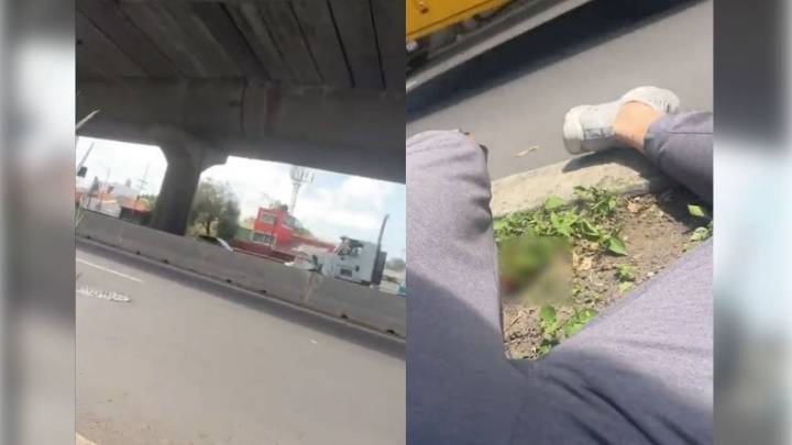 Conductor de Uber moto huye tras choque en Periférico; usuario del servicio resultó con heridas