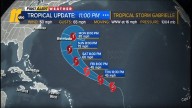 Tropical Storm Gabrielle forms in central Atlantic; could be a hurricane by the weekend