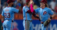 Philadelphia Phillies beat Miami, eliminating the Marlins from the wild