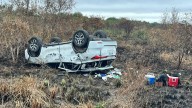 Despistó la camioneta de la senadora María Teresa González