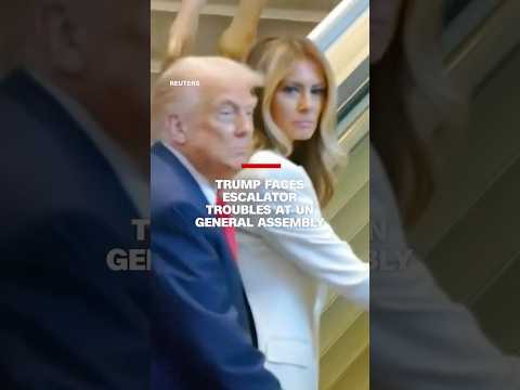 Trump’s escalator fiasco at UNGA