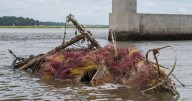 Clearing abandoned boats from Hilton Head waterways