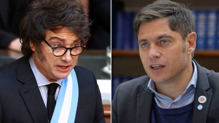 ¿Cuántos votos tienen que sacar Axel Kicillof y Javier Milei para quedar contentos?