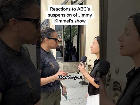 Reactions to ABC's suspension of Jimmy Kimmel's show