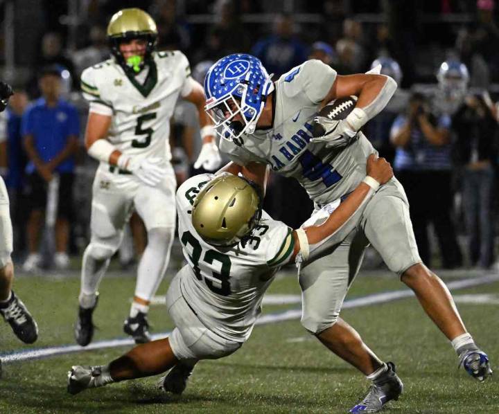 La Habra football comes up short against tough opponent Mira Costa