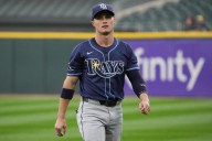 Rays' Jake Mangum relishes seeing dad at Soldier Field with ex