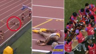 Olympic champion Peruth Chemutai hospitalised after ‘horrific’ fall at World Athletics Championships