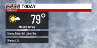 First Alert Forecast: Sunny, seasonal Labor Day