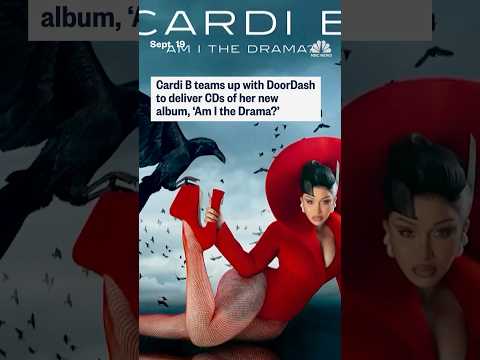 Cardi B teams up with DoorDash to deliver CDs of her new album, 'Am I the Drama'