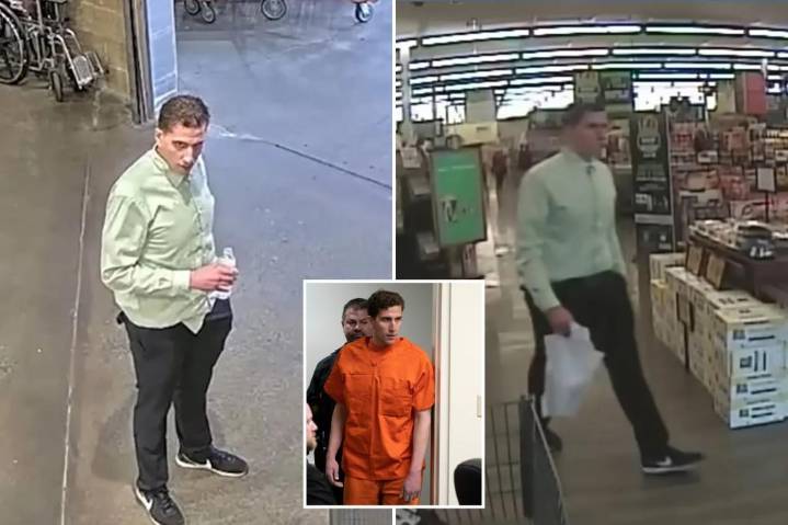 New video shows Bryan Kohberger calmly shopping just hours after murdering four students