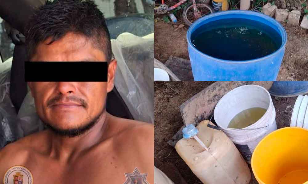 ASEGURAN MÁS DE 20 MIL LITROS DE HIDROCARBURO EN LEÓN; UN DETENIDO