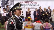 Declaman poema de Manuel Acuña durante el primer Desfile Cívico-Militar encabezado por Claudia Sheinbaum