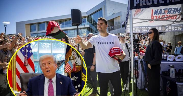 Donald Trump dice que Charlie Kirk está muerto