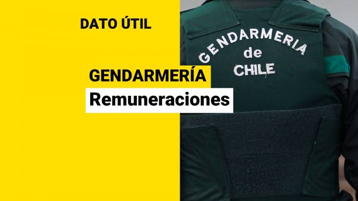 ¿Cuánto gana un gendarme recién egresado? Conoce las remuneraciones de los funcionarios según su grado