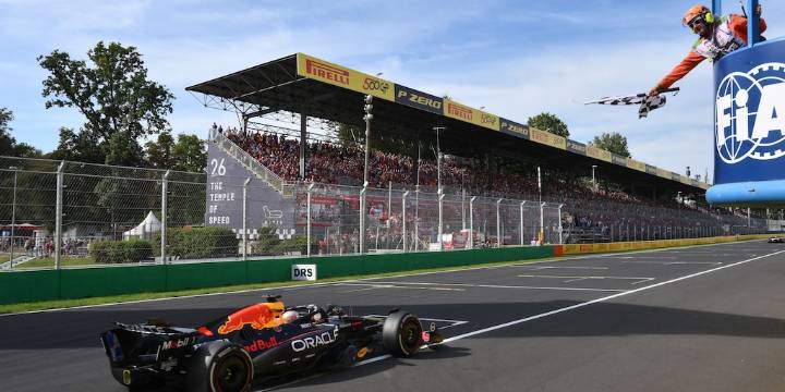 El histórico récord de velocidad en la F1 que logró Max Verstappen al ganar el Gran Premio de Italia