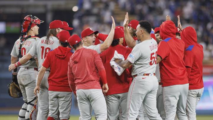 MLB: los Filis vencen a los Dodgers y se aseguran el título de la división Este de la Liga Nacional