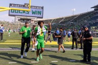 Dante Moore’s deep ball accuracy highlights No. 6 Ducks’ blowout of Oklahoma State
