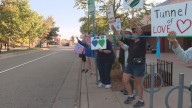 Community forms ‘tunnel of love’ to support Annunciation Church and School