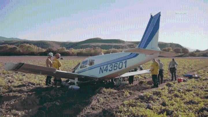 Small plane has engine failure; pilot lands in Valencia watermelon field