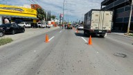 Pintó Vialidad cruces peatonales, carriles y banquetas frente a ICB