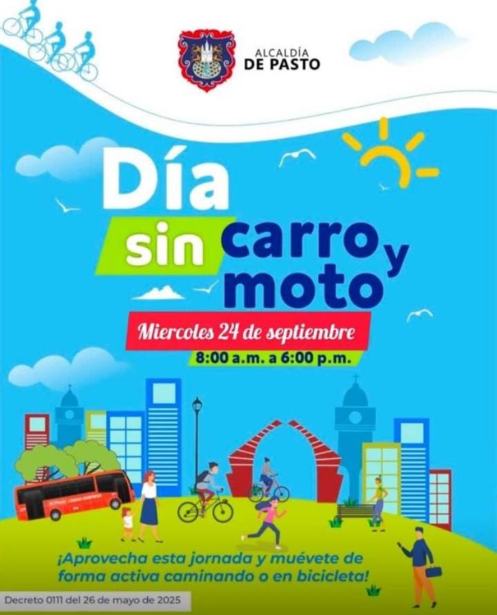 24 DE SEPTIEMBRE DÍA SIN CARRO EN PASTO