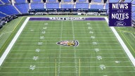News & Notes: Ravens Debut Throwback End Zones for 30th Season