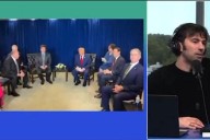 Rosemblat no se guardó nada y disparó contra "la chorra" y "el bandido" al analizar la foto con Trump
