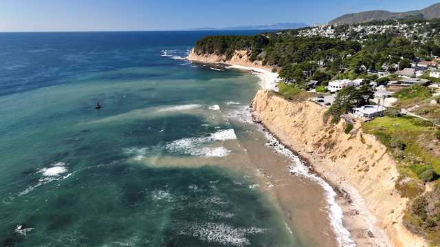 A San Mateo County coastal community is eroding