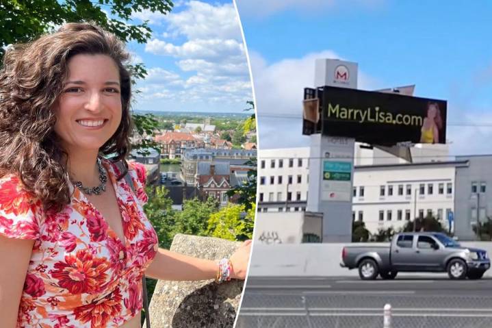 Bay Area single woman, 42, buys 'Marry Me' billboards in last