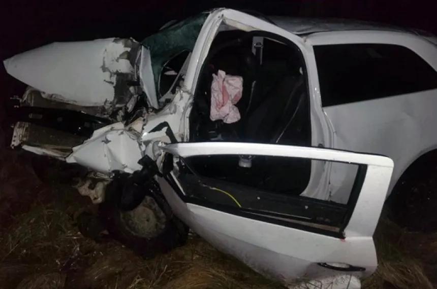 Conductor alcoholizado se despistó en la Ruta 5 y chocó contra los árboles