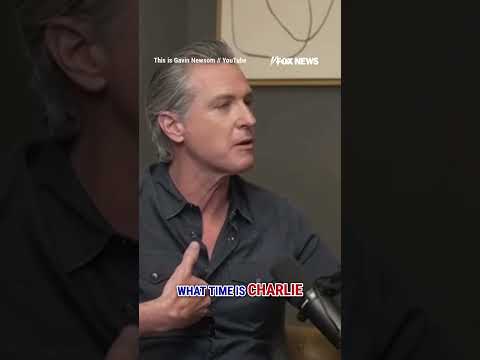 Newsom reveals son's Charlie Kirk obsession #shorts #foxnews #charliekirk #gavinnewsom #politics