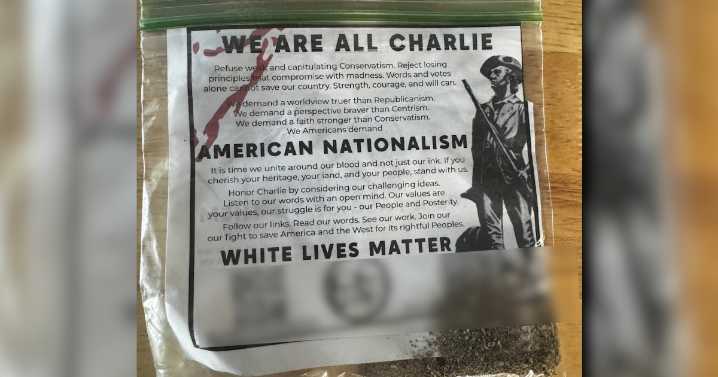 Hateful fliers distributed in Great Falls neighborhood