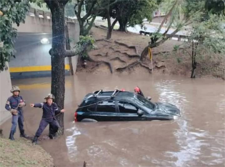 Inundaciones y daños en viviendas: balance tras las lluvias torrenciales en Caracas