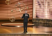Emmys host Nate Bargatze jokes about the television industry, devises gag to keep speeches short